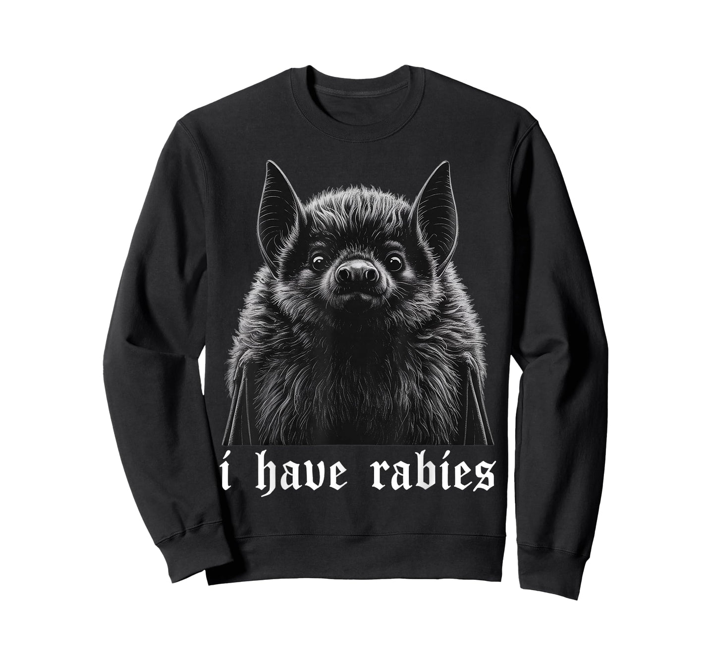 Vintage I Have Rabies Bat Funny Meme Quotes T-Shirt