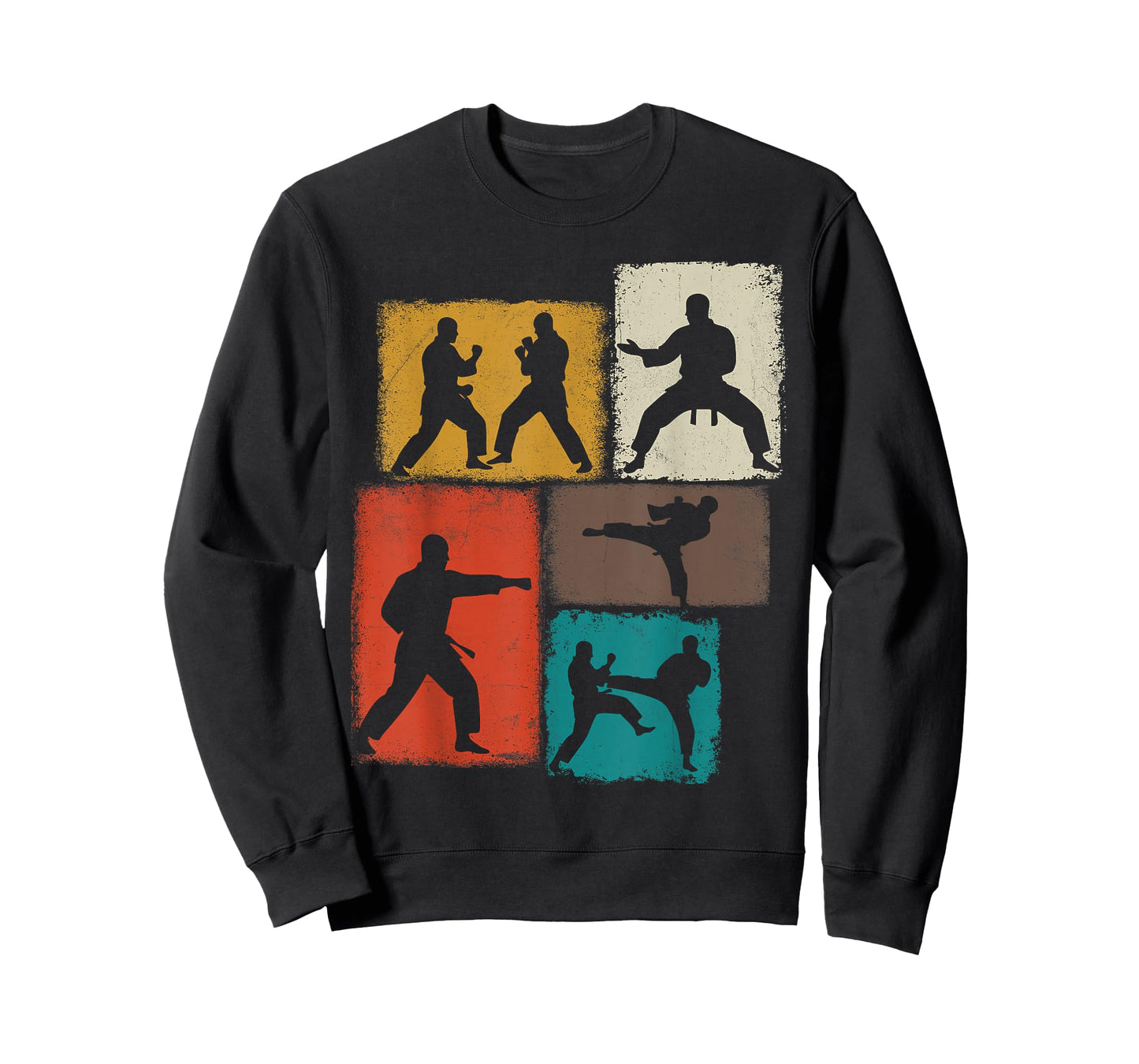 Karate Practitioner Collage Men Kids Sensei Youth Boys T-Shirt