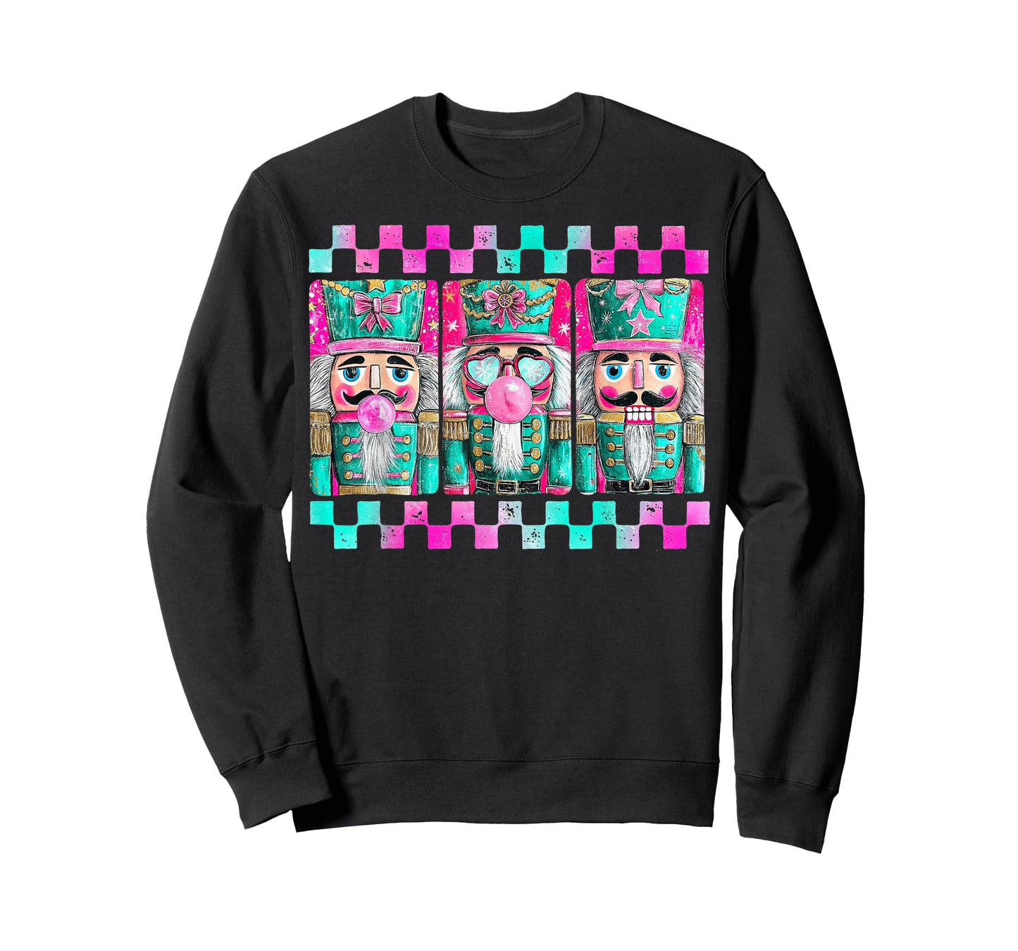 Colorful Preppy Nutcracker Design for Christmas Lovers T-Shirt
