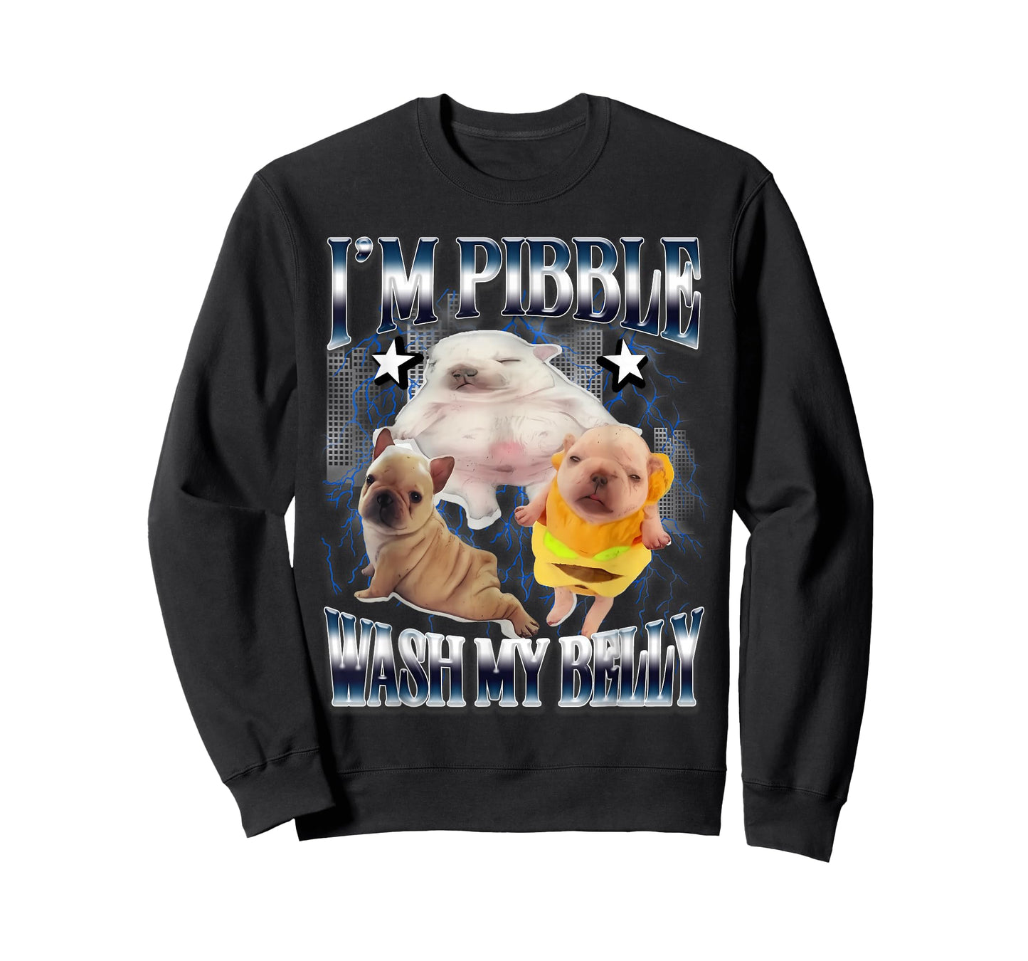 Silly Meme pibble Meme wash My Belly Clean My Belly Meme T-Shirt