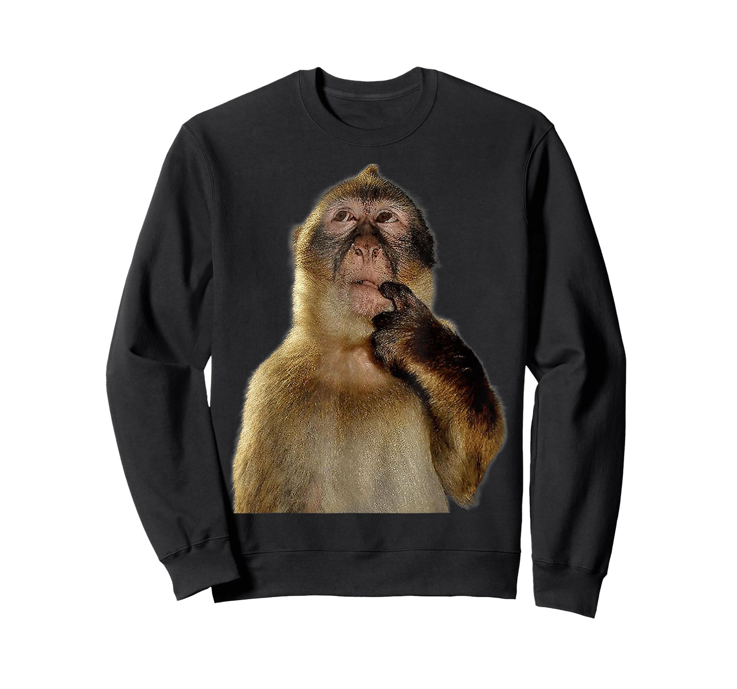 Thinking Monkey Funny Meme Cute T-Shirt