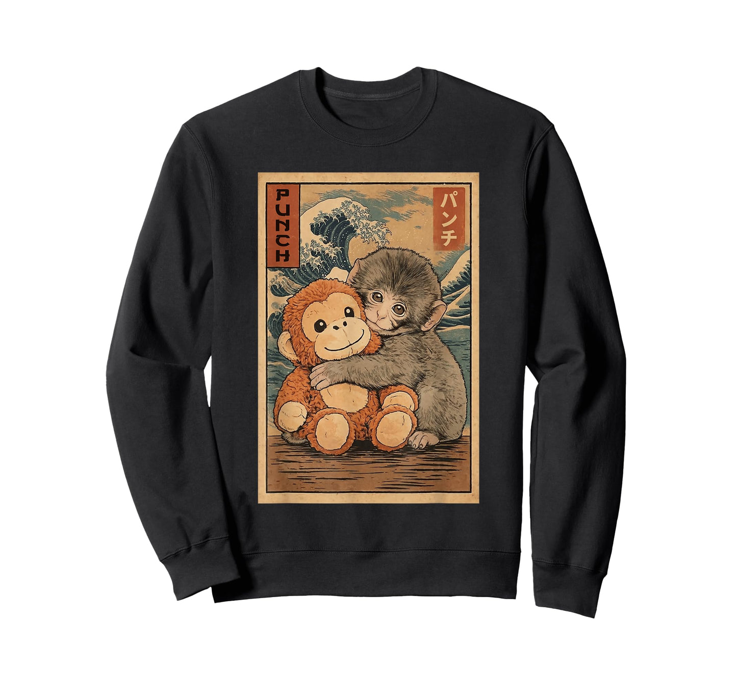 Macaque Ukiyo-e Art T-Shirt