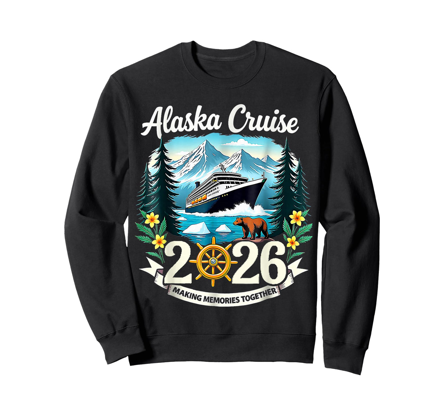 Matching Family Friends and Group Alaskan Alaska Cruise 2026 T-Shirt