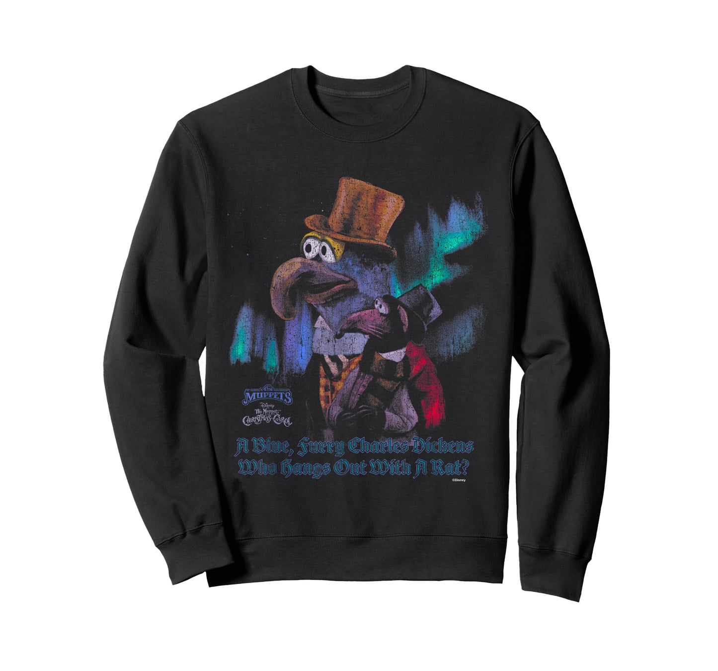 Disney The Muppet Christmas Carol Rizzo Gonzo Starry Light T-Shirt