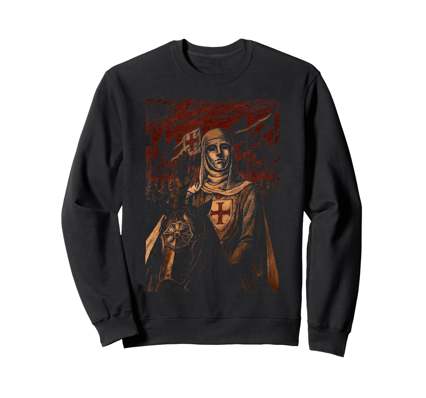 Sliver Mask King Baldwin IV Meme The Leper King Warrior T-Shirt
