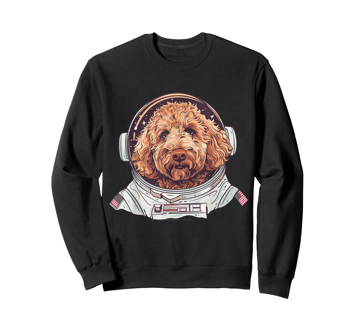 Goldendoodle Astronaut Funny Dog Lover T-Shirt