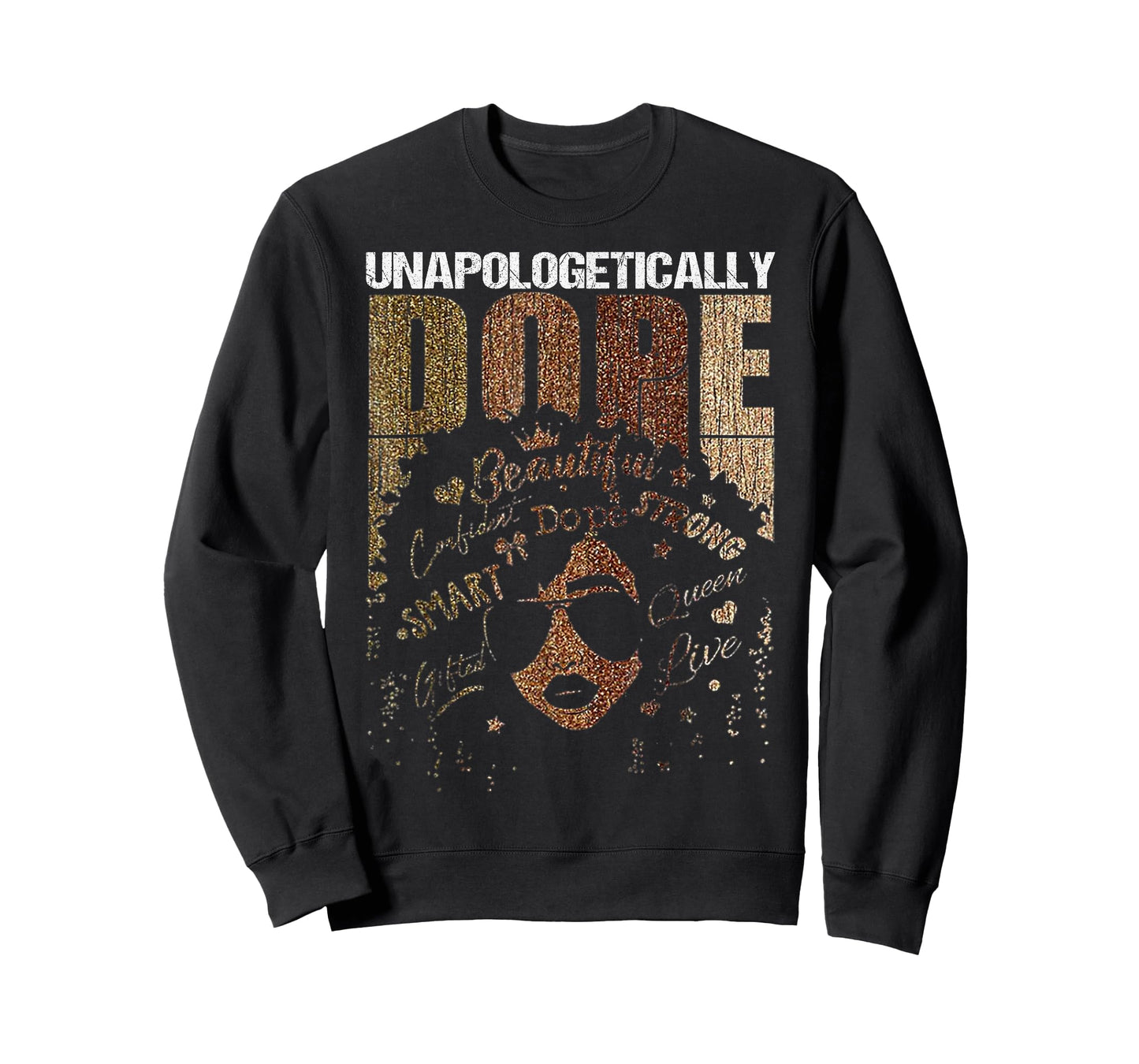 Unapologetically Dope Black Afro Women Black History Month T-Shirt