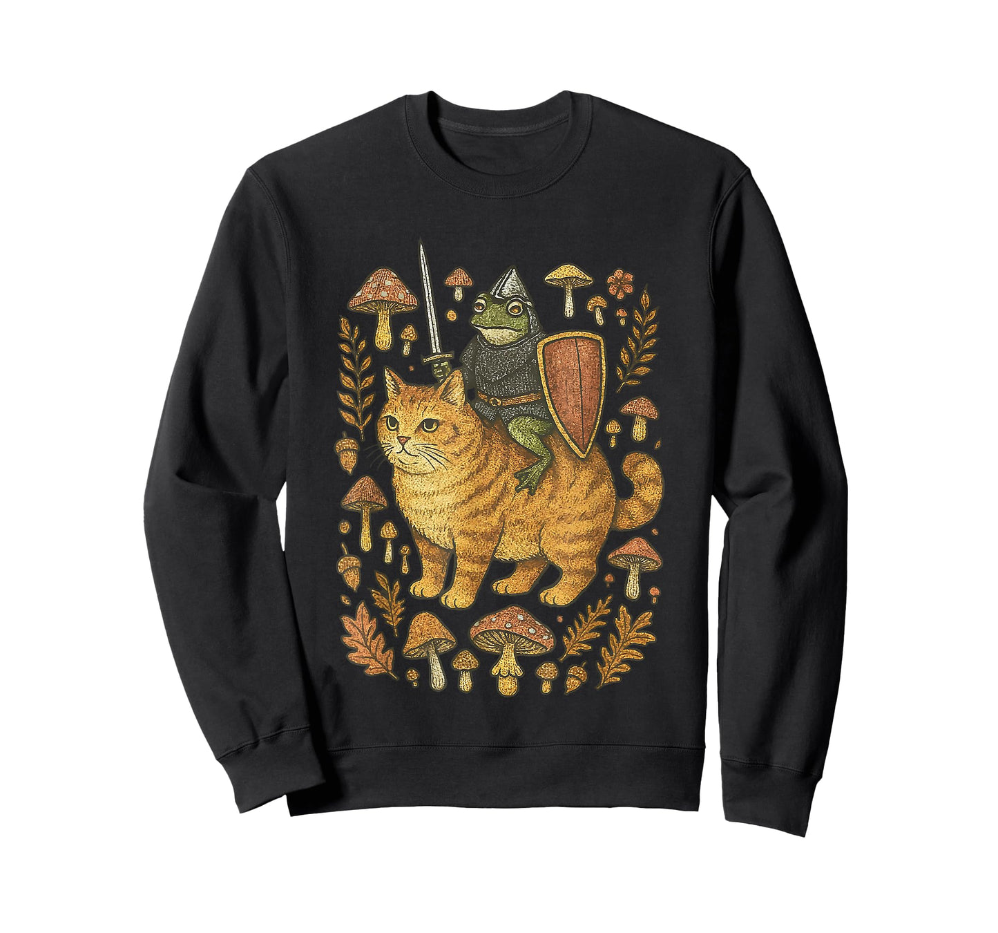 Medieval Frog on cat T-Shirt