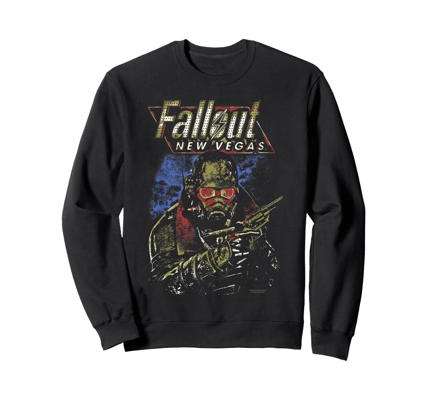 Fallout New Vegas Ranger Vintage Distressed Video Game T-Shirt