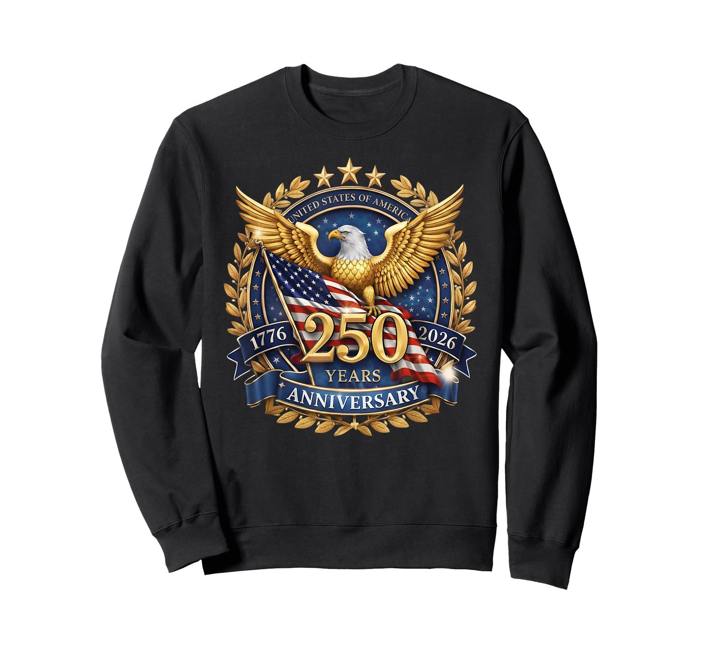 250 Years American 250th Anniversary 1776-2026 4th of July T-Shirt