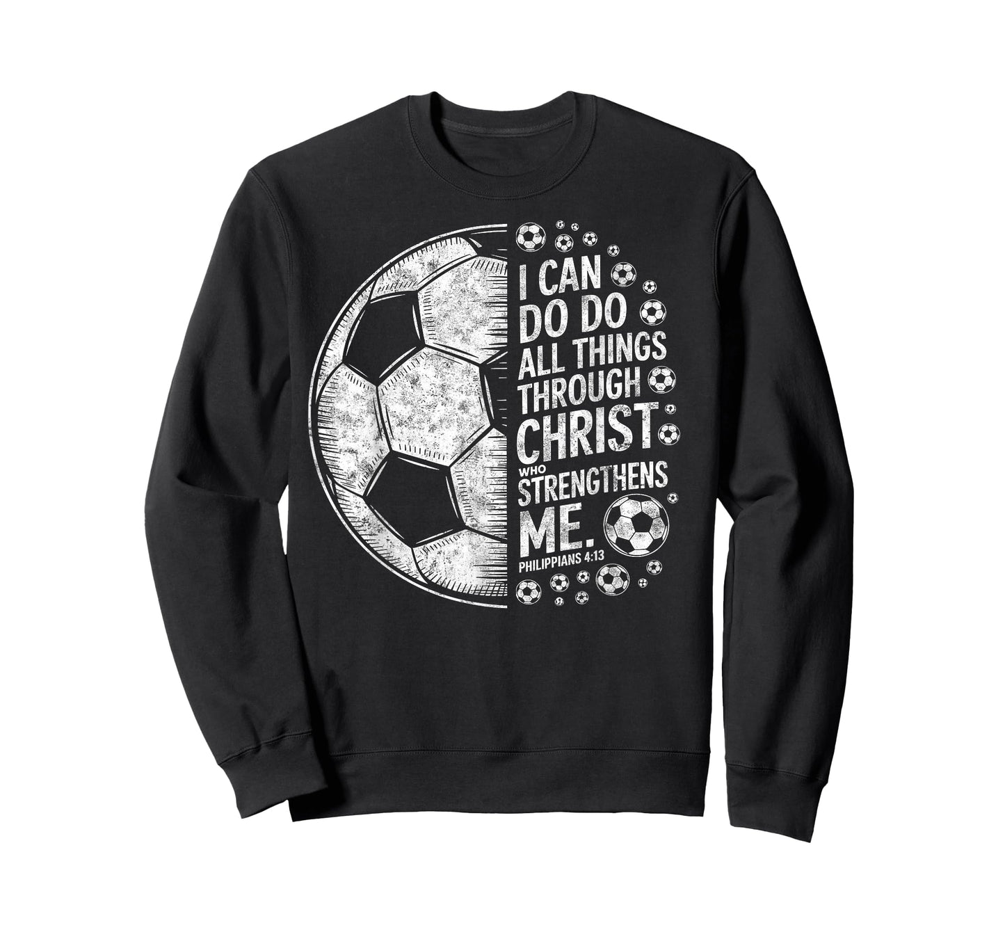 Soccer Player Christian I Can Do All Things Through Christ T-Shirt