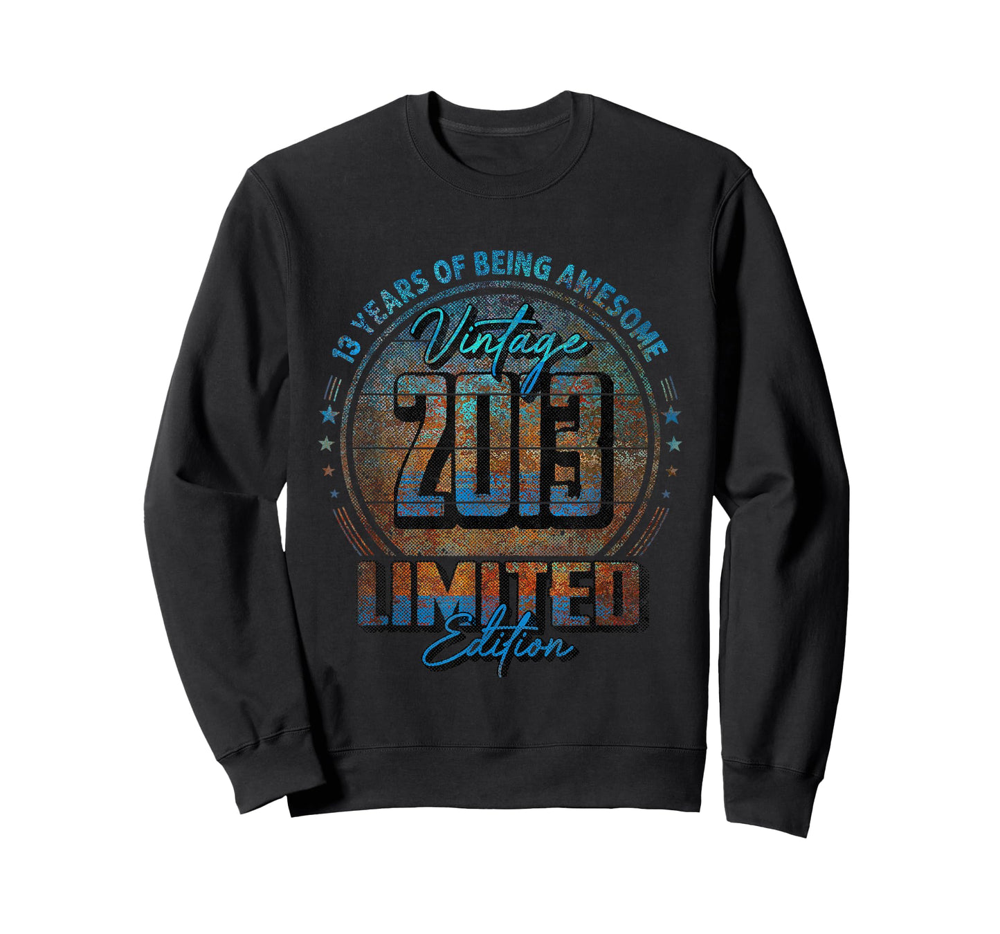 Vintage 2013 Limited Edition Shirt 13 Year Old 13th Birthday T-Shirt