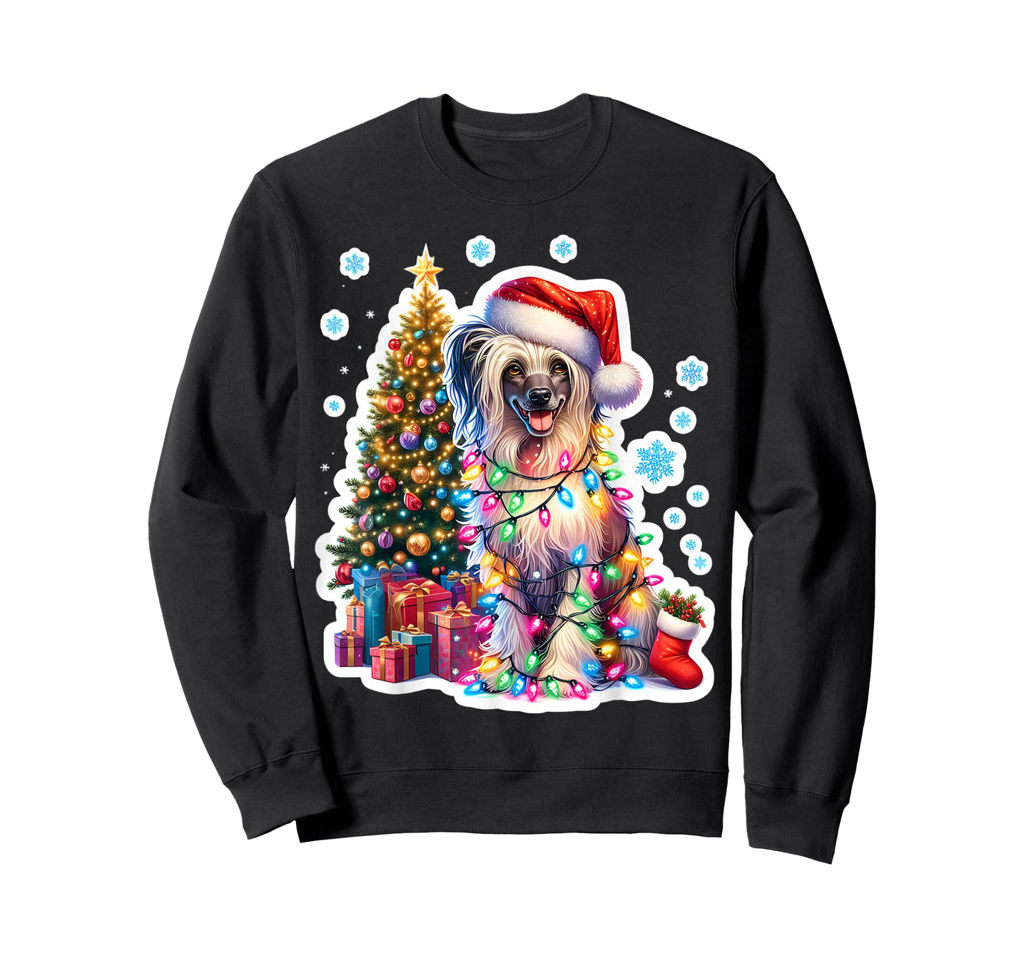 Chinese Crested Merry Christmas Mom Dad Parent Owner Holiday T-Shirt