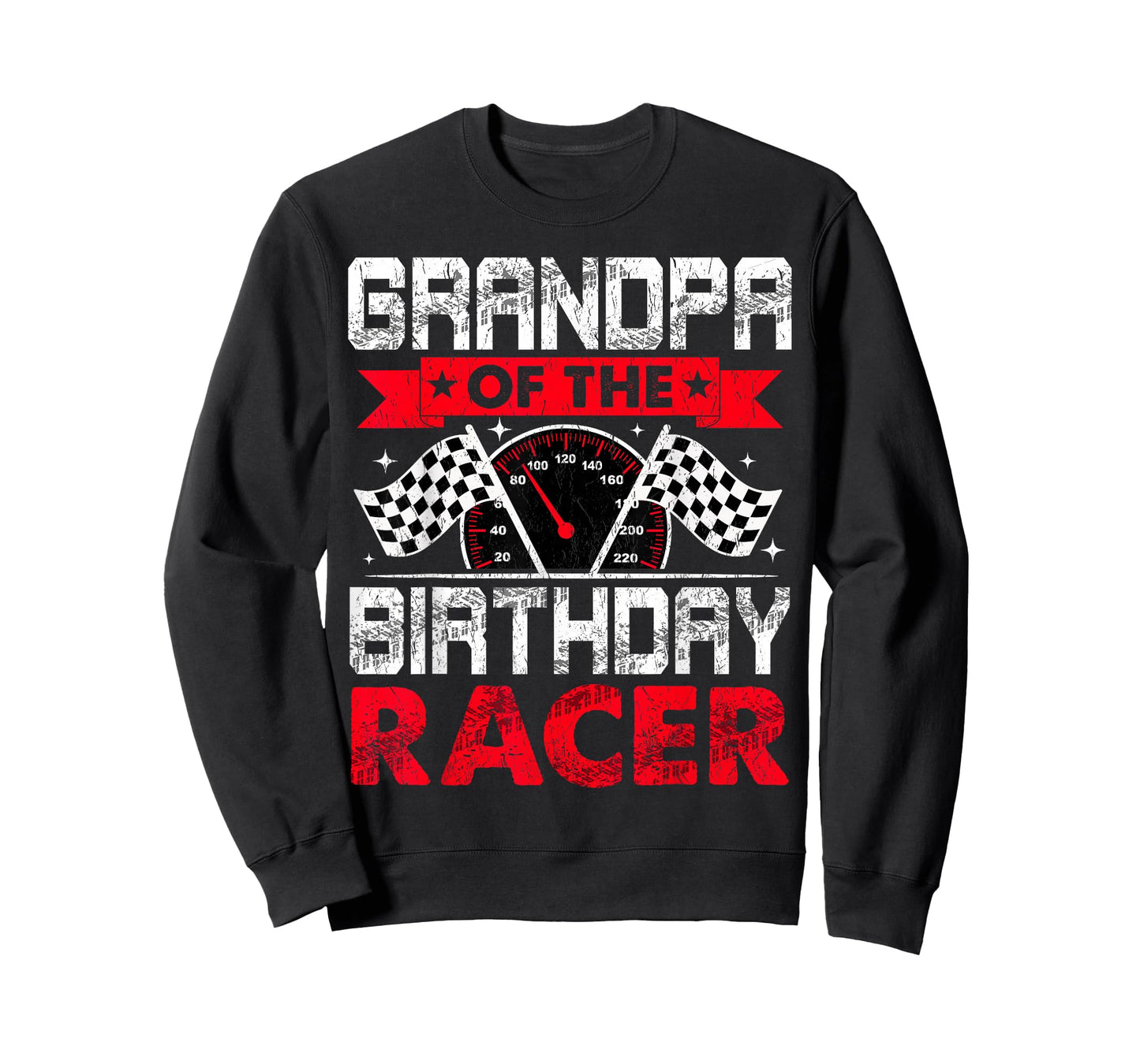 Grandpa of The Birthday Racer Bday Racing Car Family T-Shirt