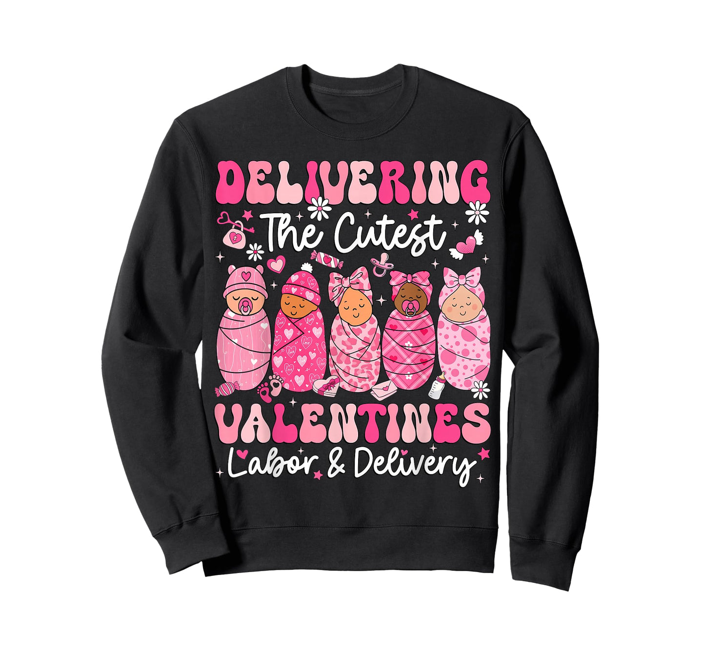 Delivering The Cutest Little Valentines Labor Delivery Nurse T-Shirt