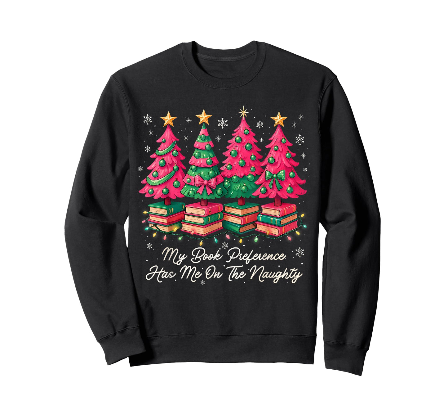 My Book Preference Has Me On The Naughty List Christmas T-Shirt