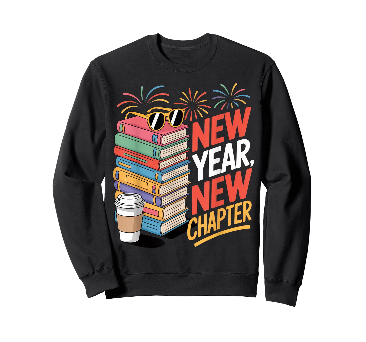 New Year New Chapter Funny Book Lover Reader T-Shirt
