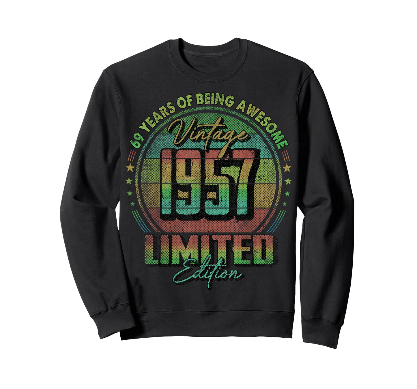 Vintage 1957 Limited Edition Shirt 69 Year Old 69th Birthday T-Shirt