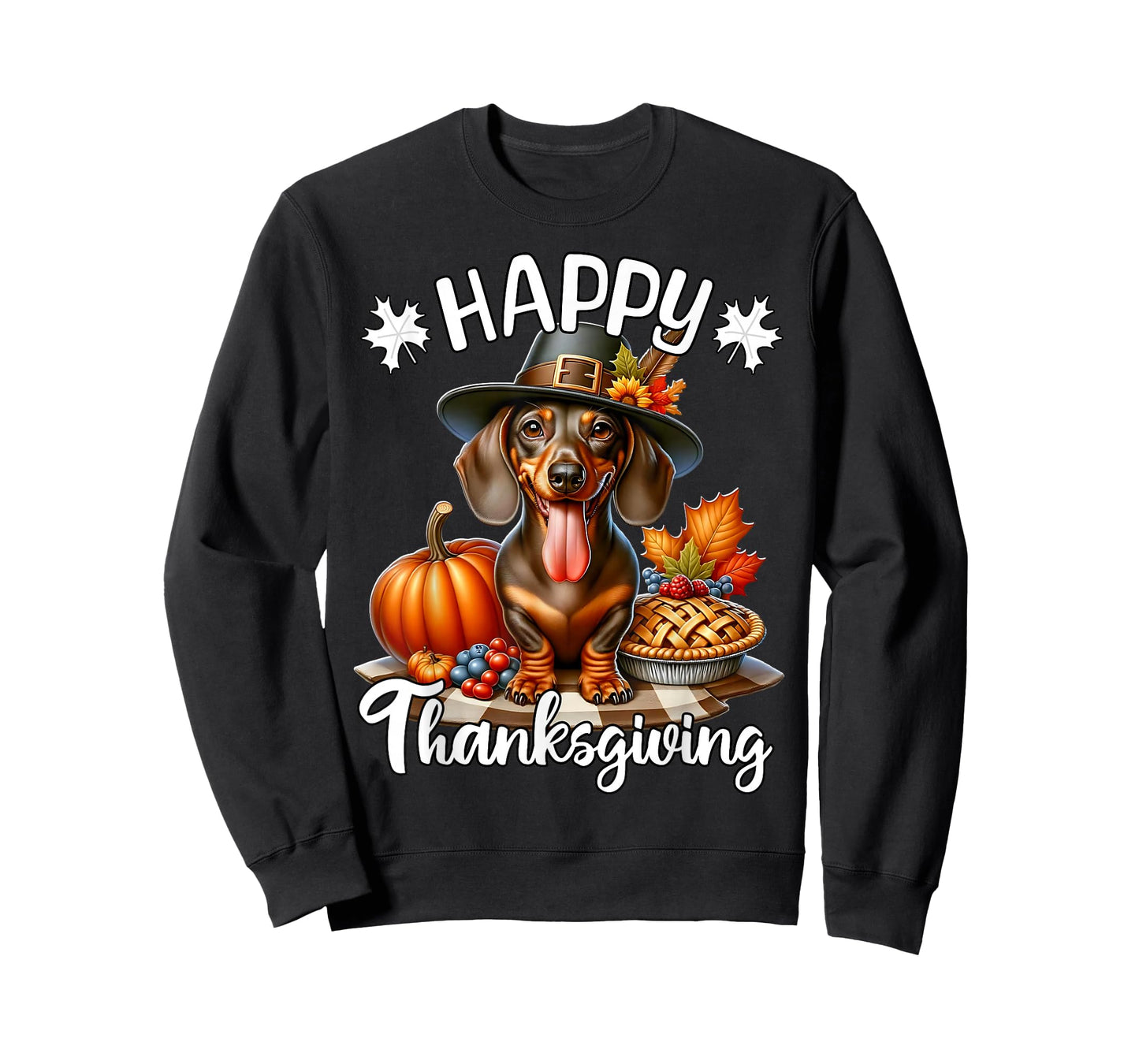 Dachshund Happy Thanksgiving Dachshund Doxie T-Shirt