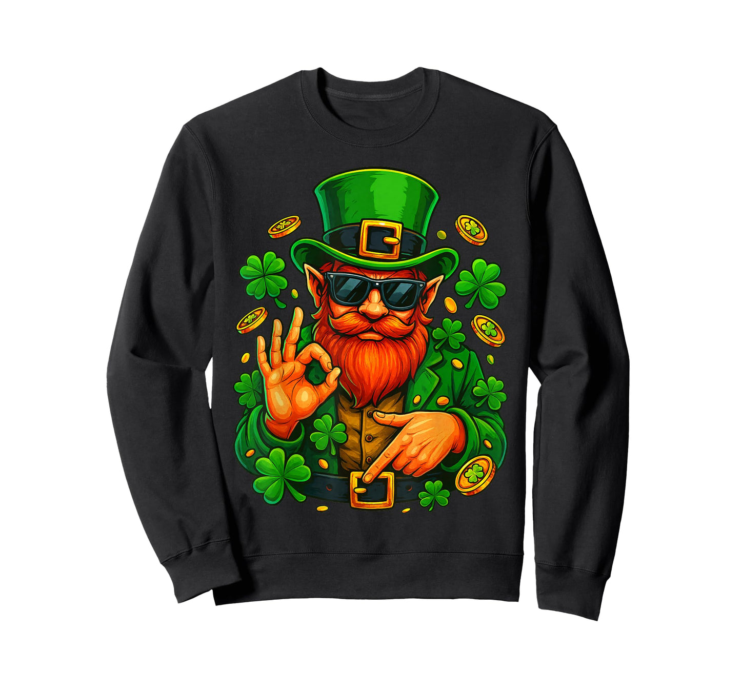 67 Six Seven Gen Alpha Slang Leprechaun Funny St. Patricks T-Shirt