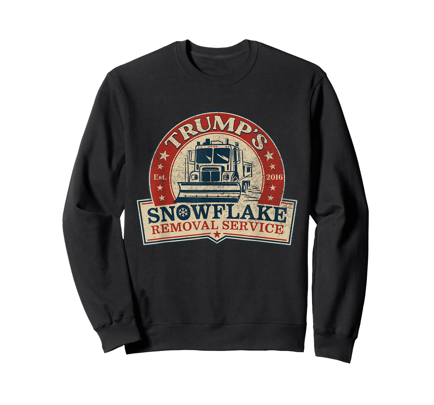 Trump's Snowflake Removal Service Funny Donald Trump T-Shirt