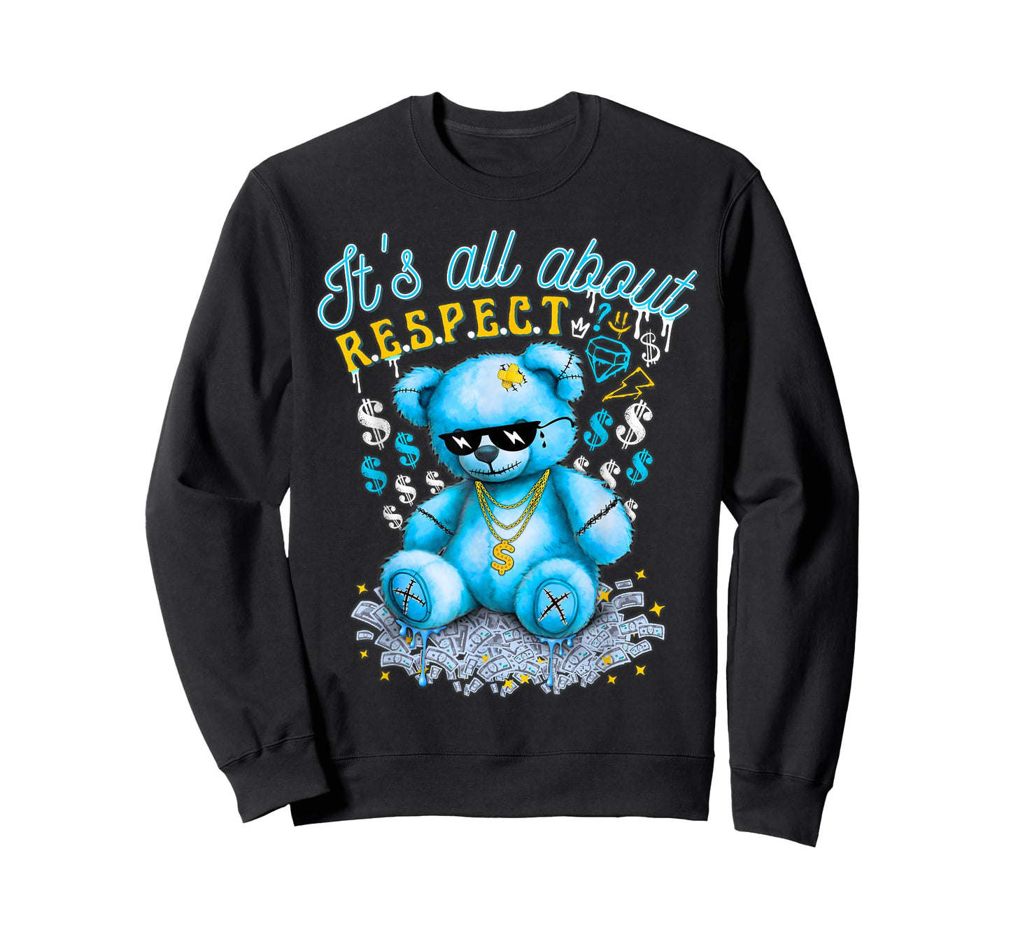 It's All About Respect Gamma Blue Matching T-Shirt