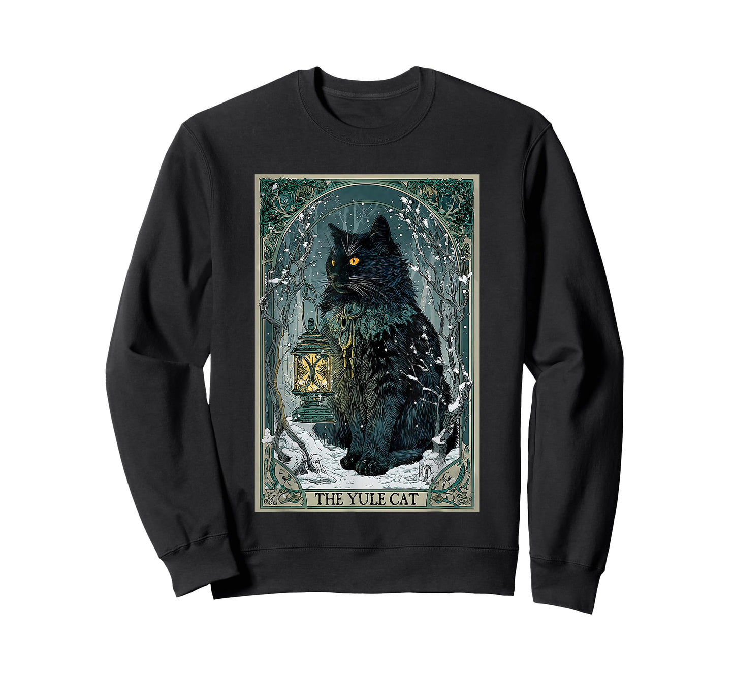 The Yule cat Tarot Card Christmas T-Shirt