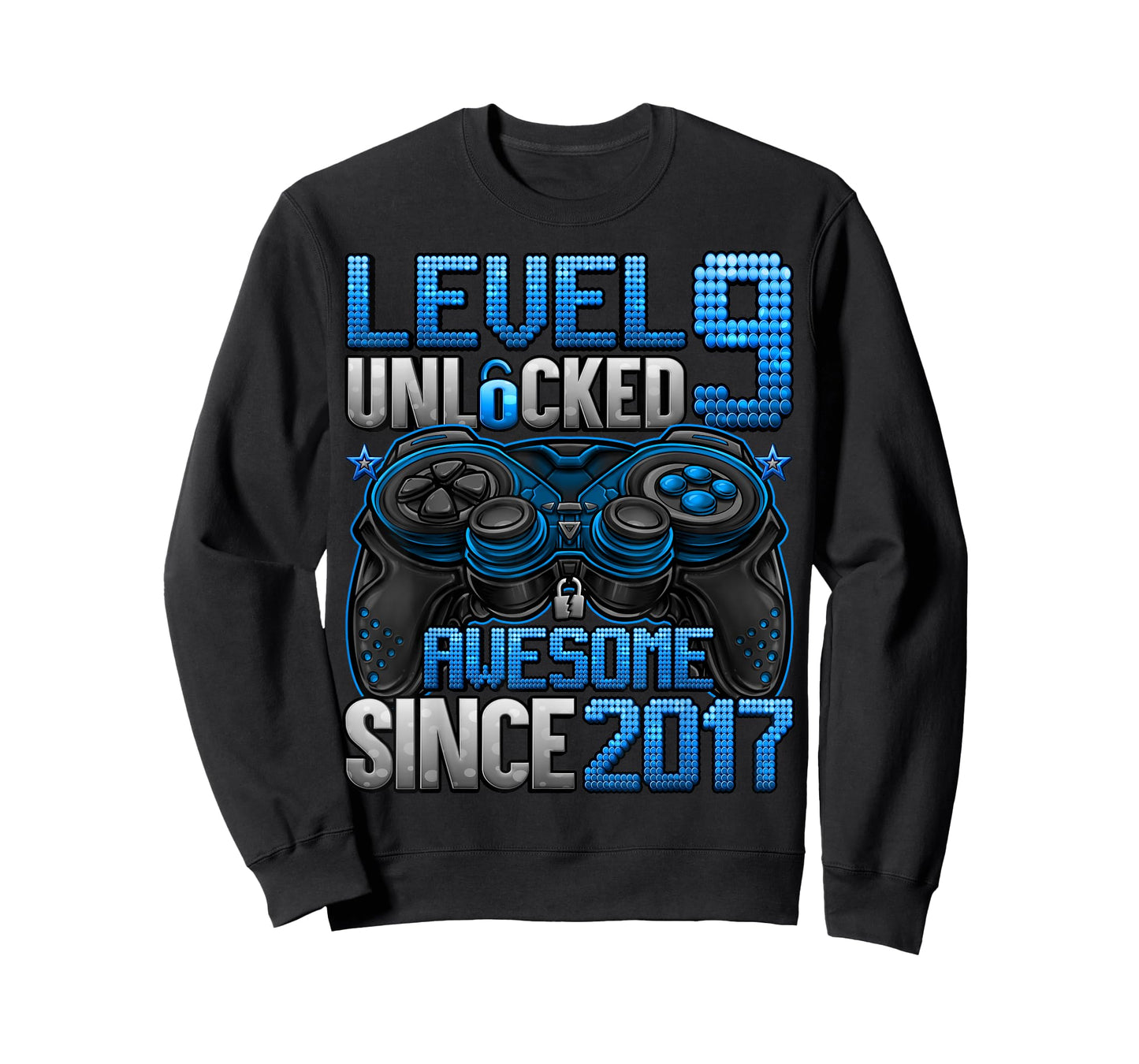 Level 9 Unlocked 9 Year Old Gifts for Boys 9th Birthday Boy T-Shirt