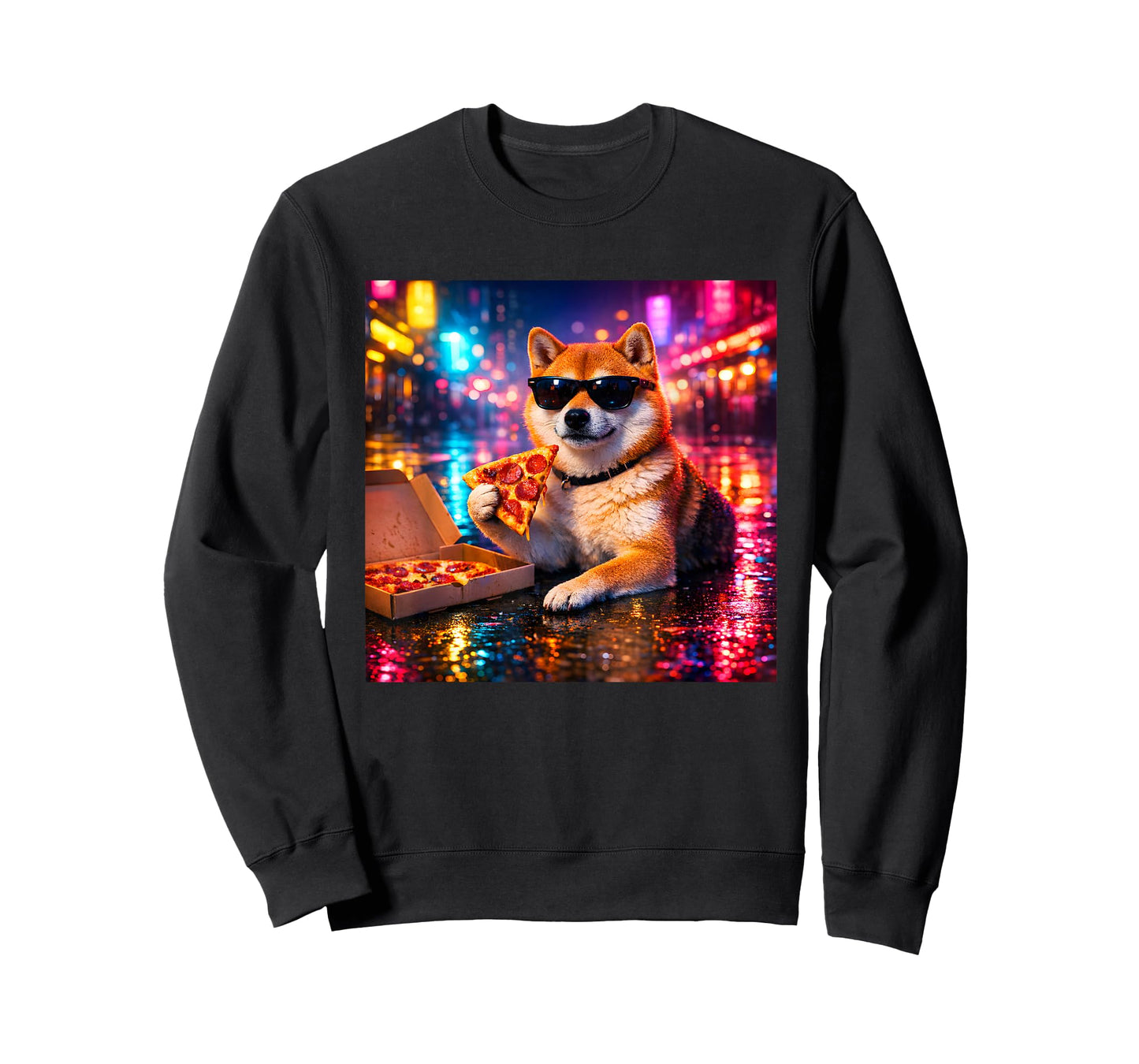 Retro Shiba Inu Boys Dad Mom Funny Dog Costume Clothes T-Shirt