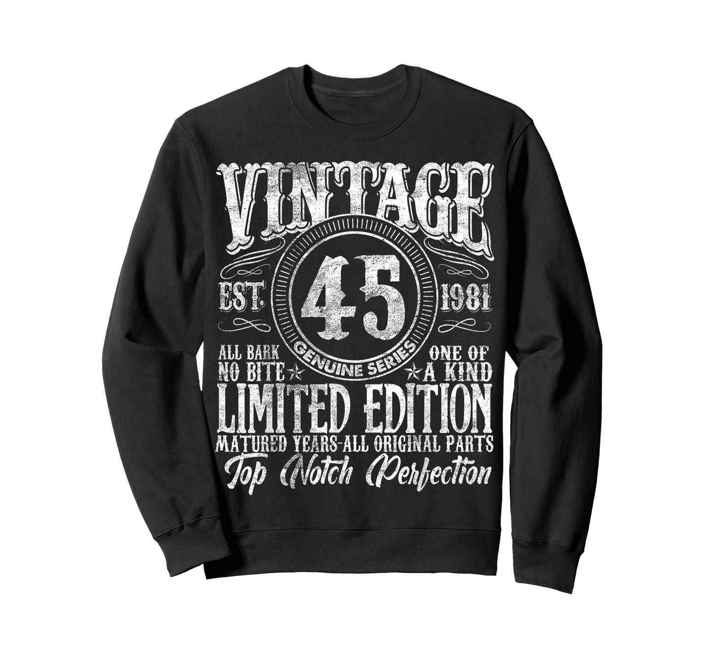 45 Year Old Gifts Vintage 1981 Limited Edition 45th Birthday T-Shirt