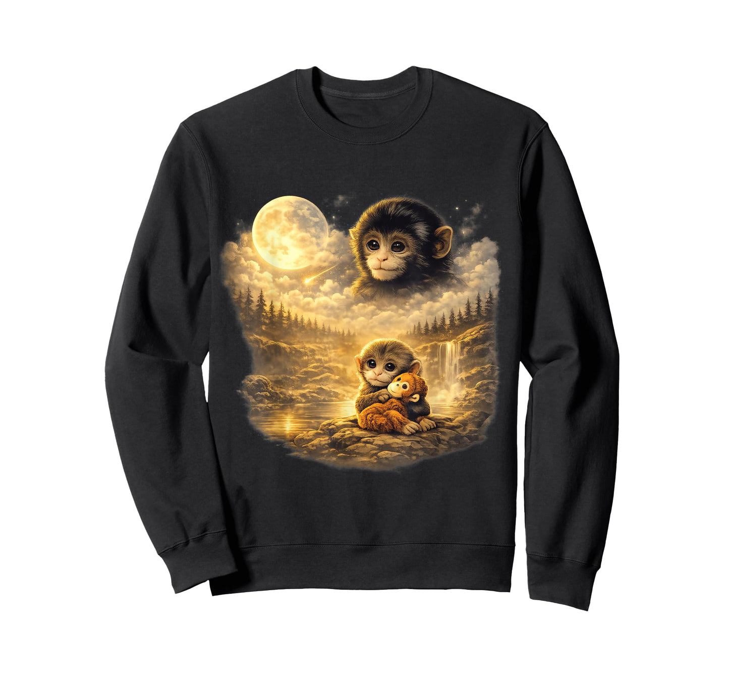 Punch Monkey Moon Vintage Moon T-Shirt