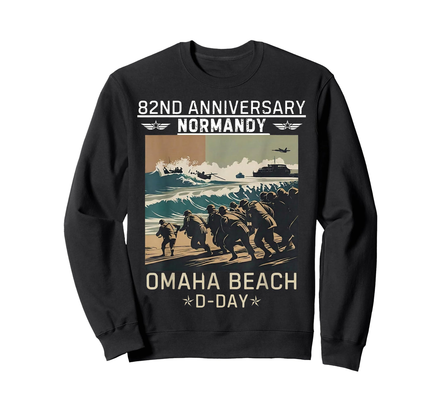 82nd Anniversary 2026 Normandy Omaha Beach D-Day T-Shirt