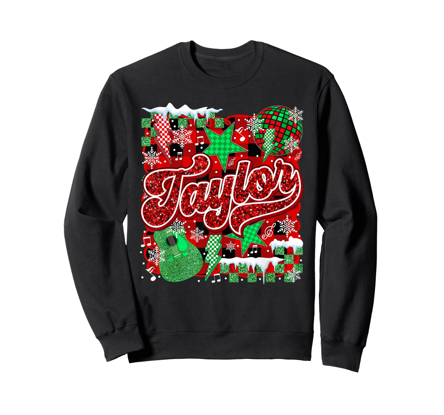 Girl Retro Taylor First Name Personalized Groovy 80's T-Shirt