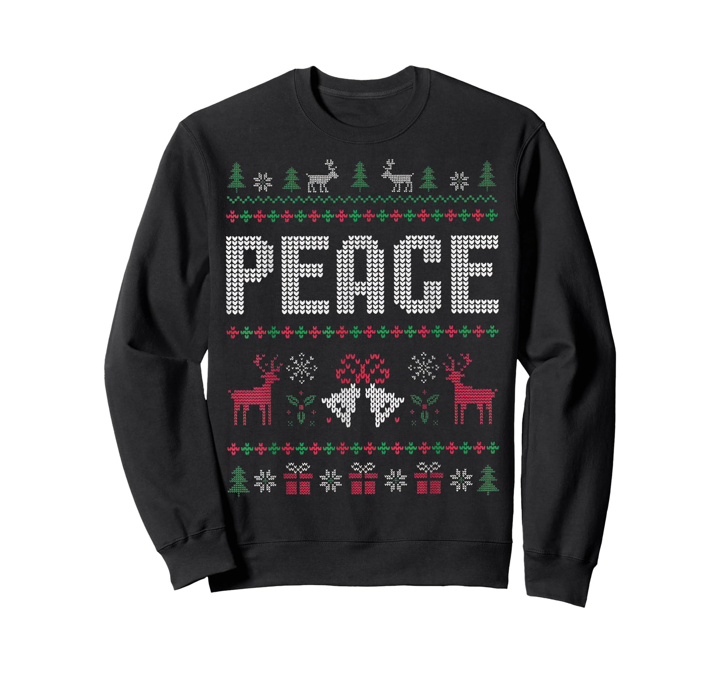I Come in Peace Couple Matching Ugly Christmas Sweater T-Shirt
