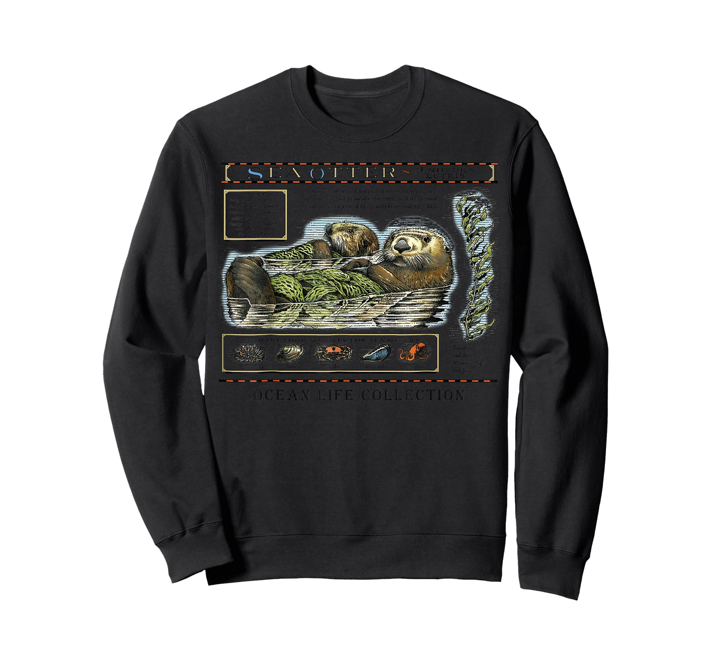 Sea Otter Monterey California 90's Aquarium Lover T-Shirt