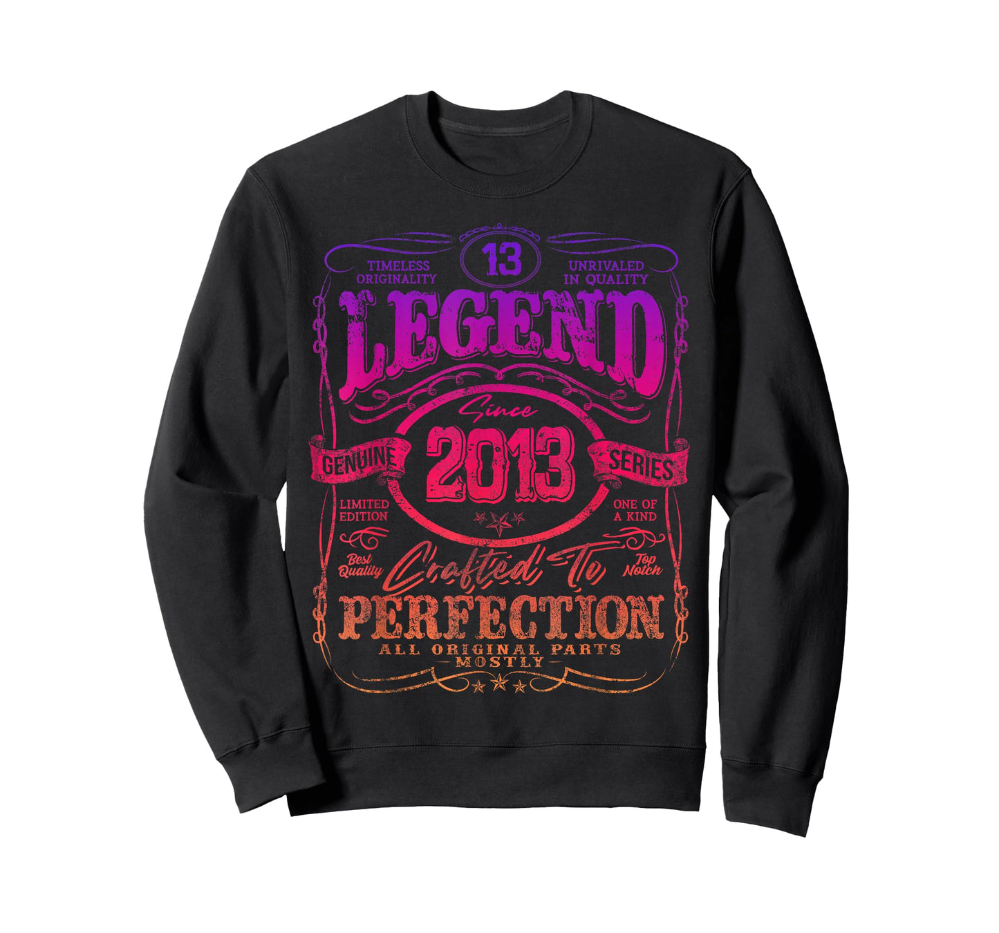 Vintage 2013 Limited Edition Shirt 13 Year Old 13th Birthday T-Shirt