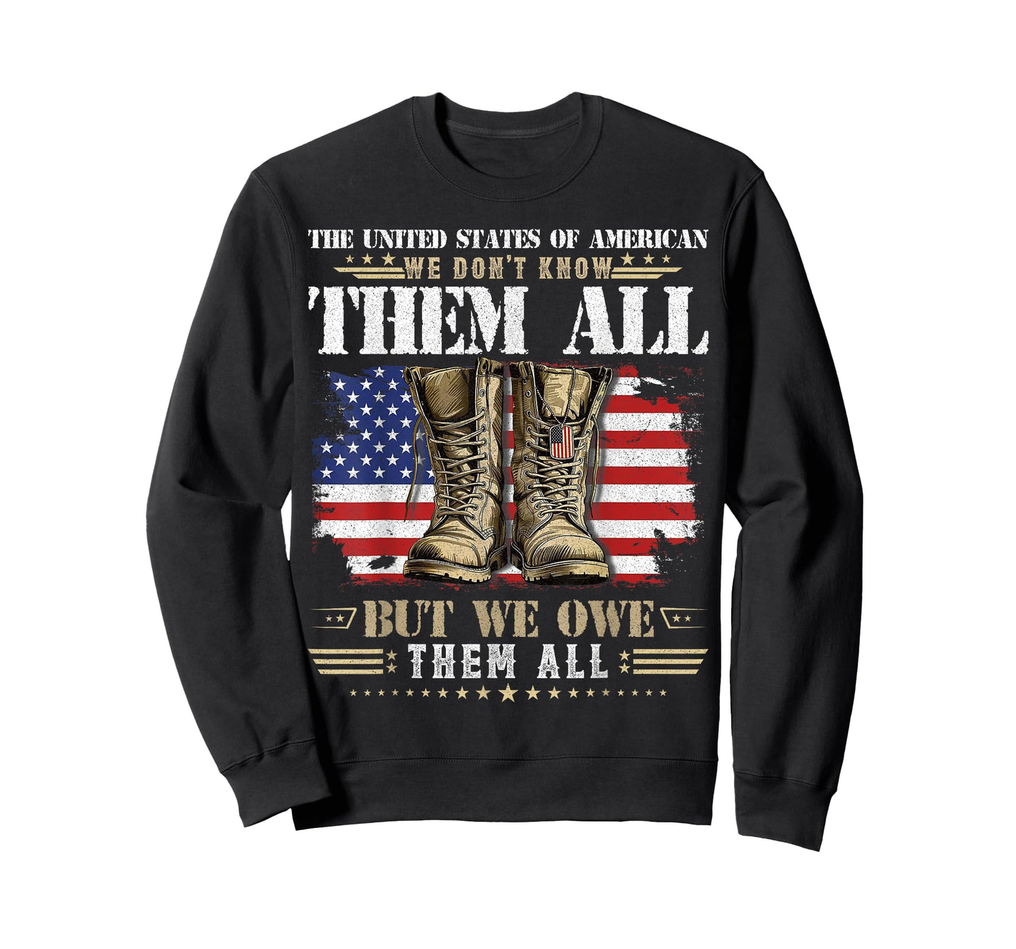 Patriotic Veterans Day Gifts Tee Military Men Women Proud T-Shirt
