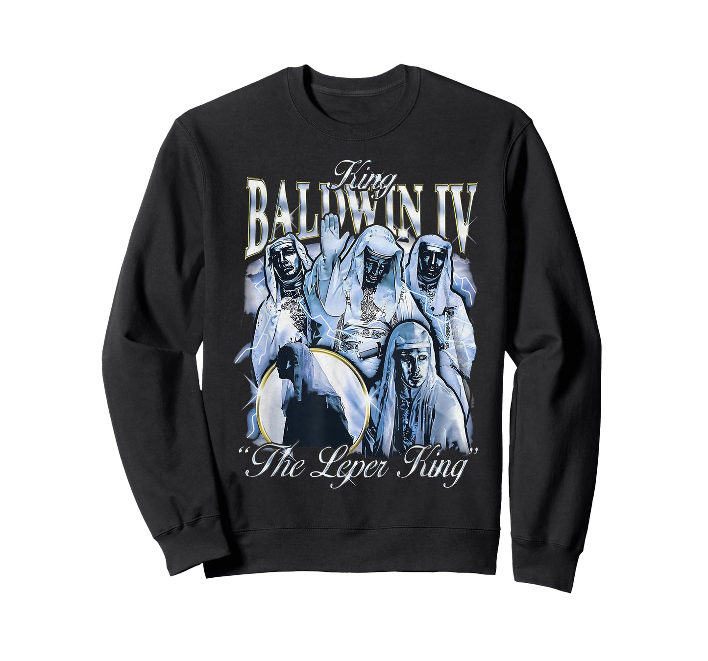 Sliver Mask King Baldwin IV Meme The Leper King Warrior T-Shirt