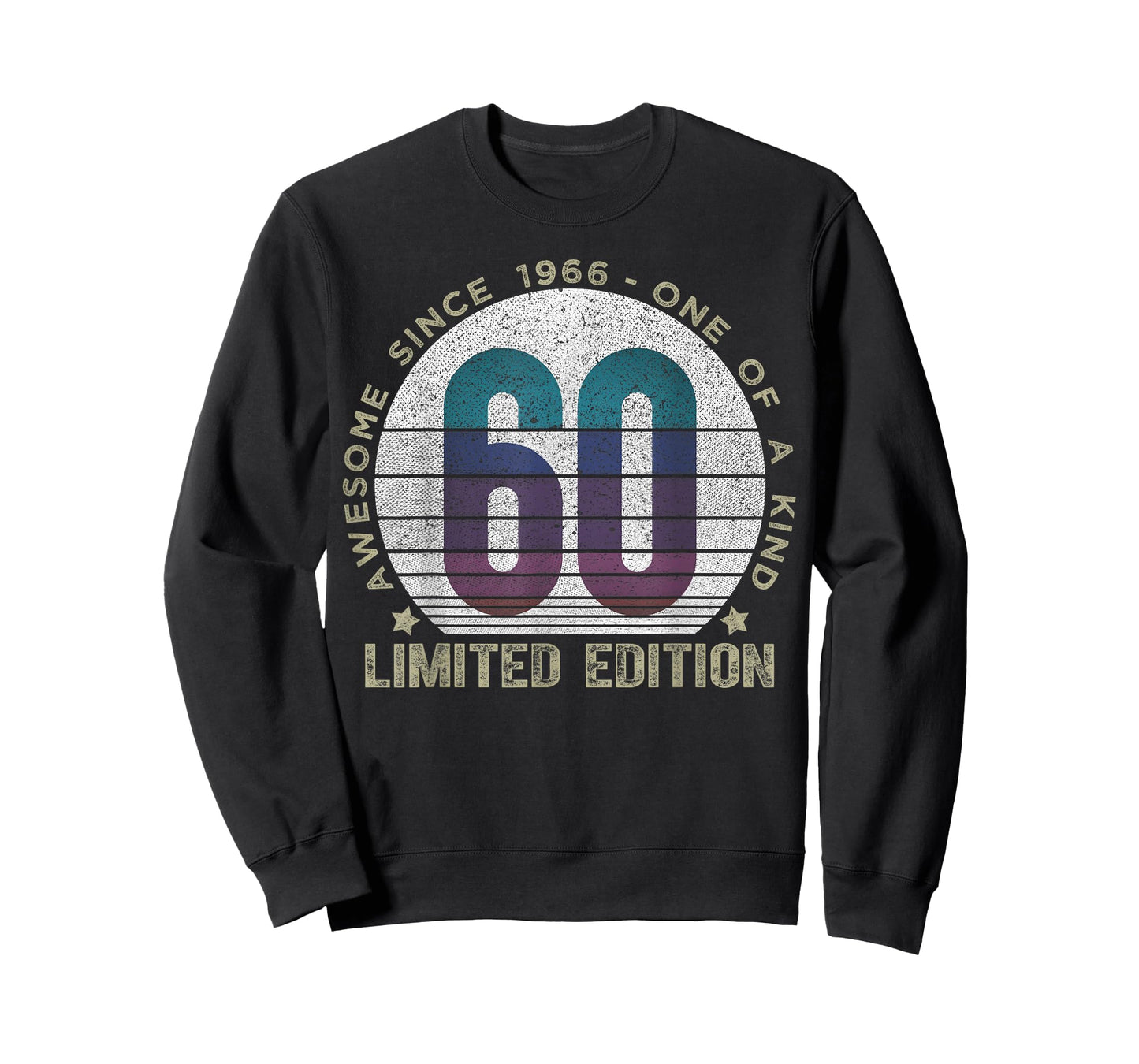 60 Year Old Gifts Vintage 1966 Limited Edition 60th Birthday T-Shirt