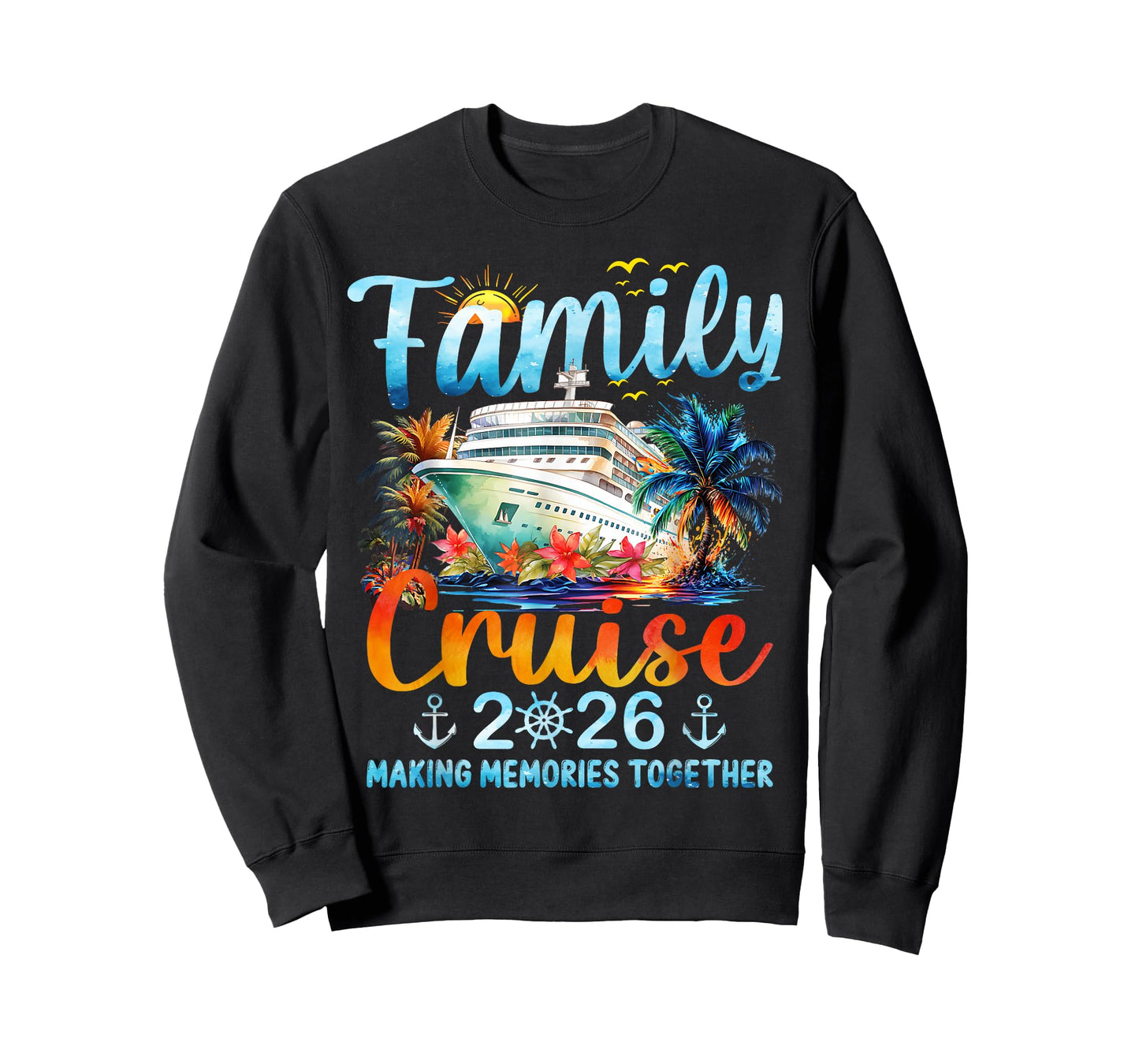 Family Cruise 2026 Making Memories Together Matching Family T-Shirt