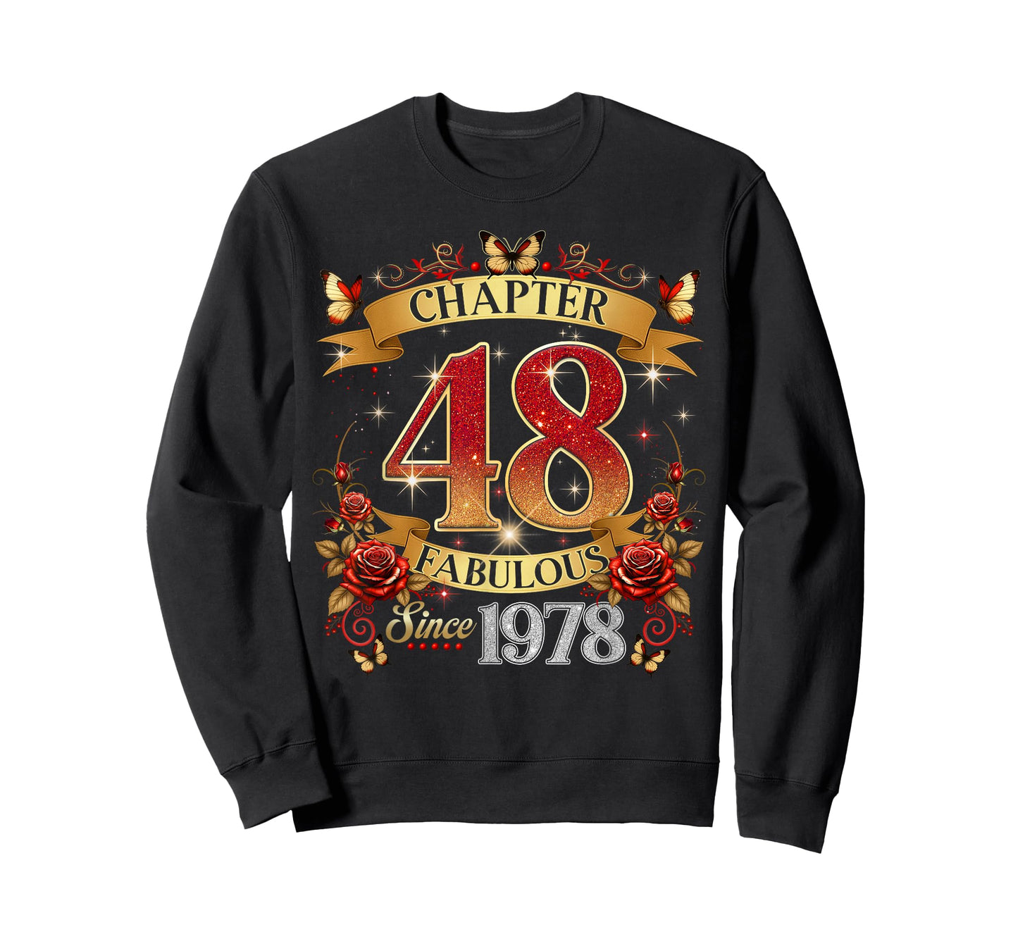 Chapter 48 Fabulous Since 1978 48th Birthday Women Girls T-Shirt