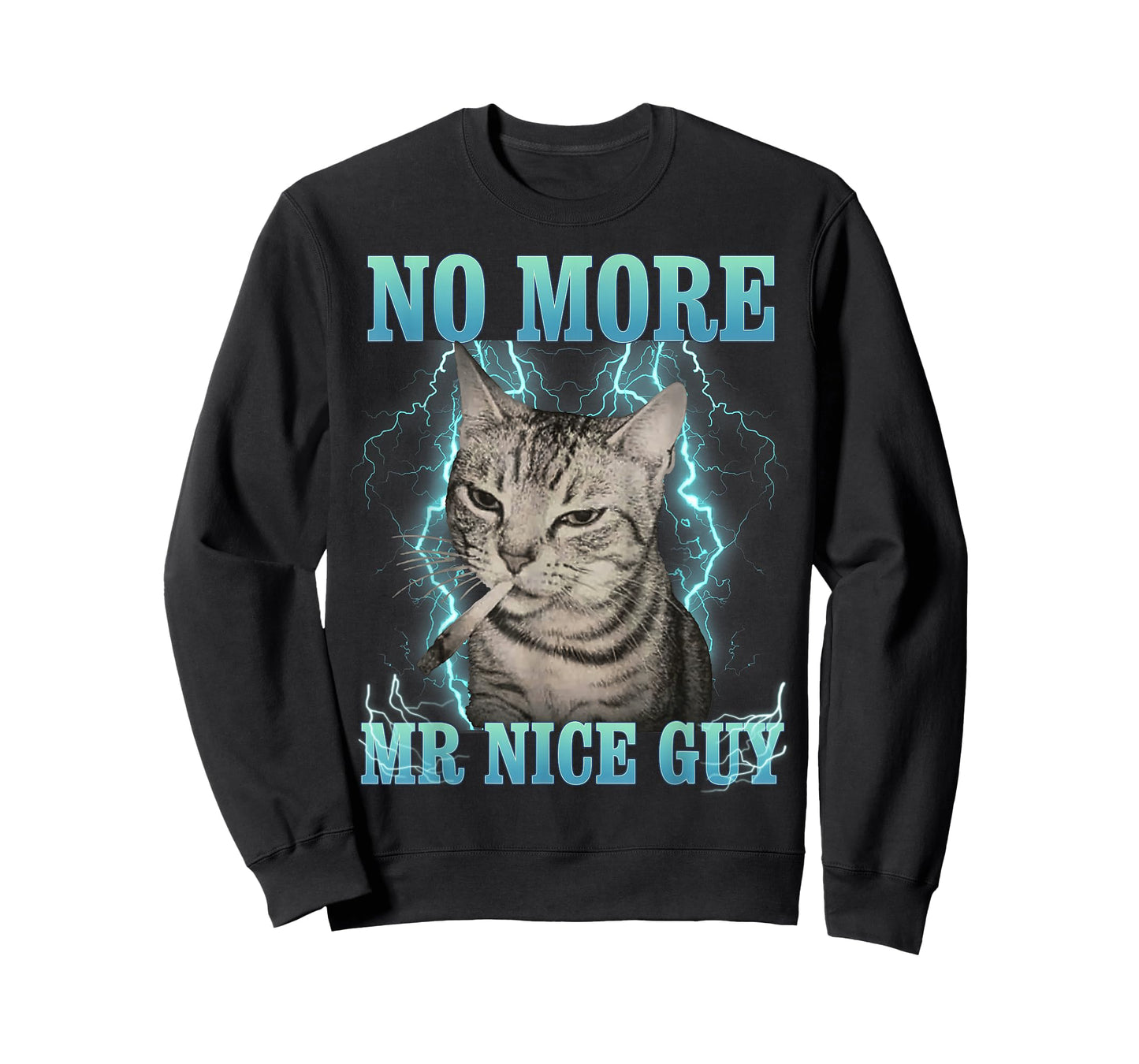 Funny Memes Humor Saying No More Mr Nice Guy Cat Meme T-Shirt