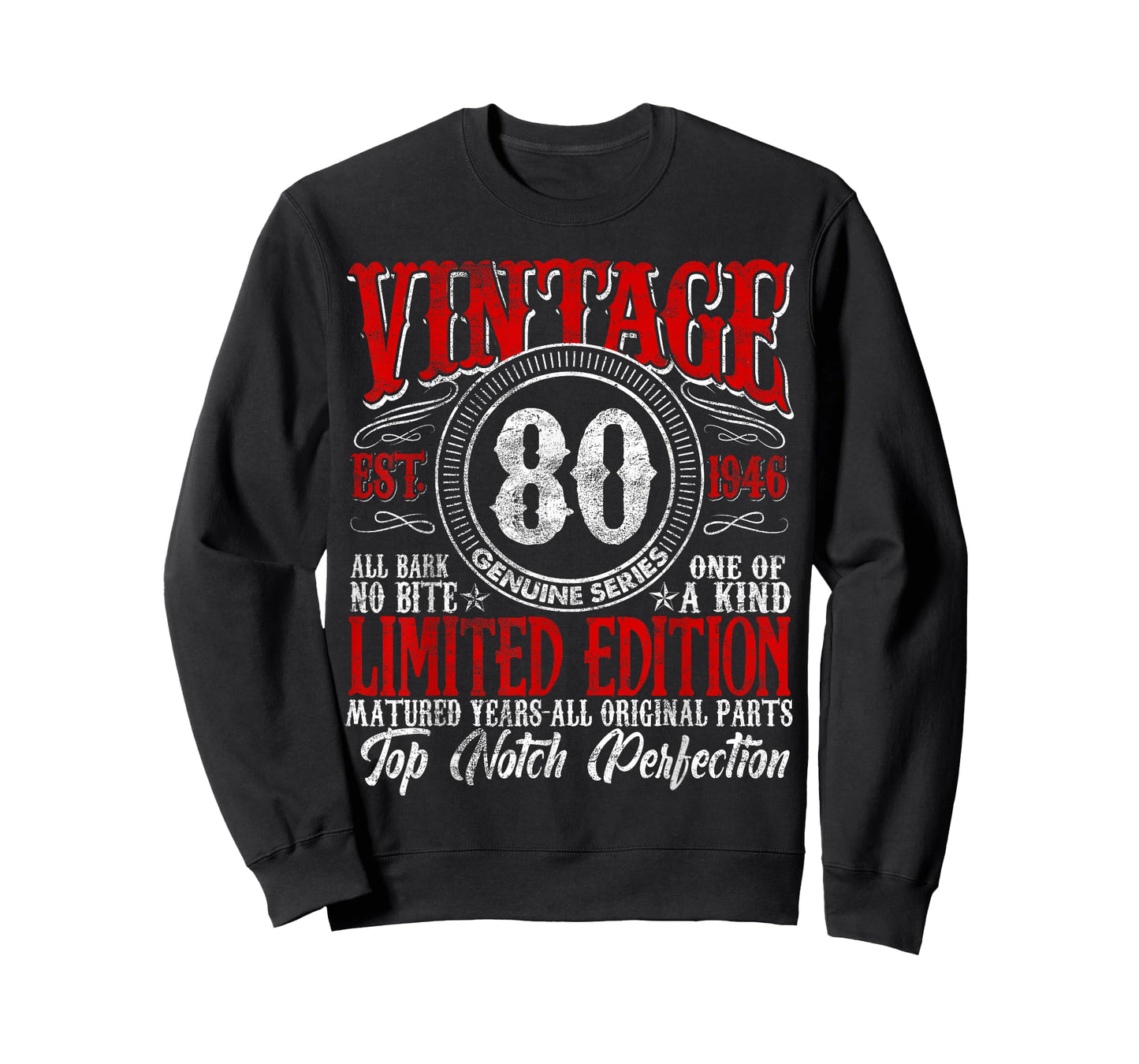 80 Year Old Gifts Vintage 1946 Limited Edition 80th Birthday T-Shirt