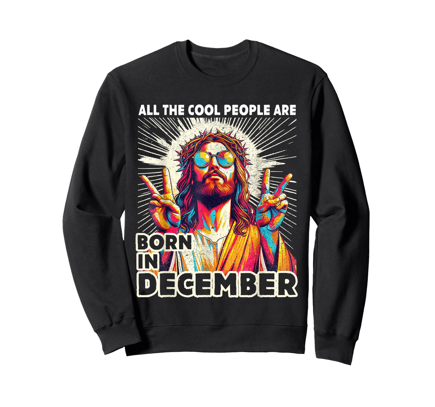 Cool People are Born in December Christian Christmas T-Shirt