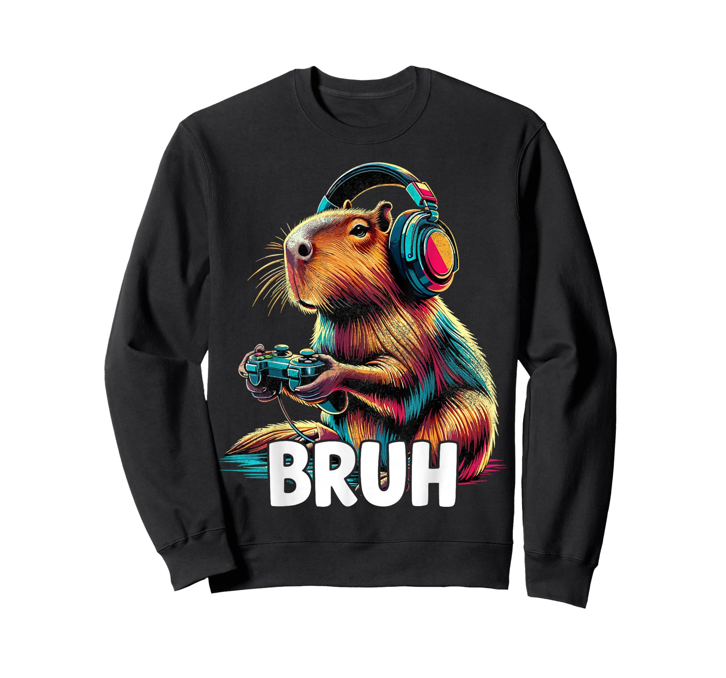 Bruh Capybaras Funny Video Games Capybara T-Shirt
