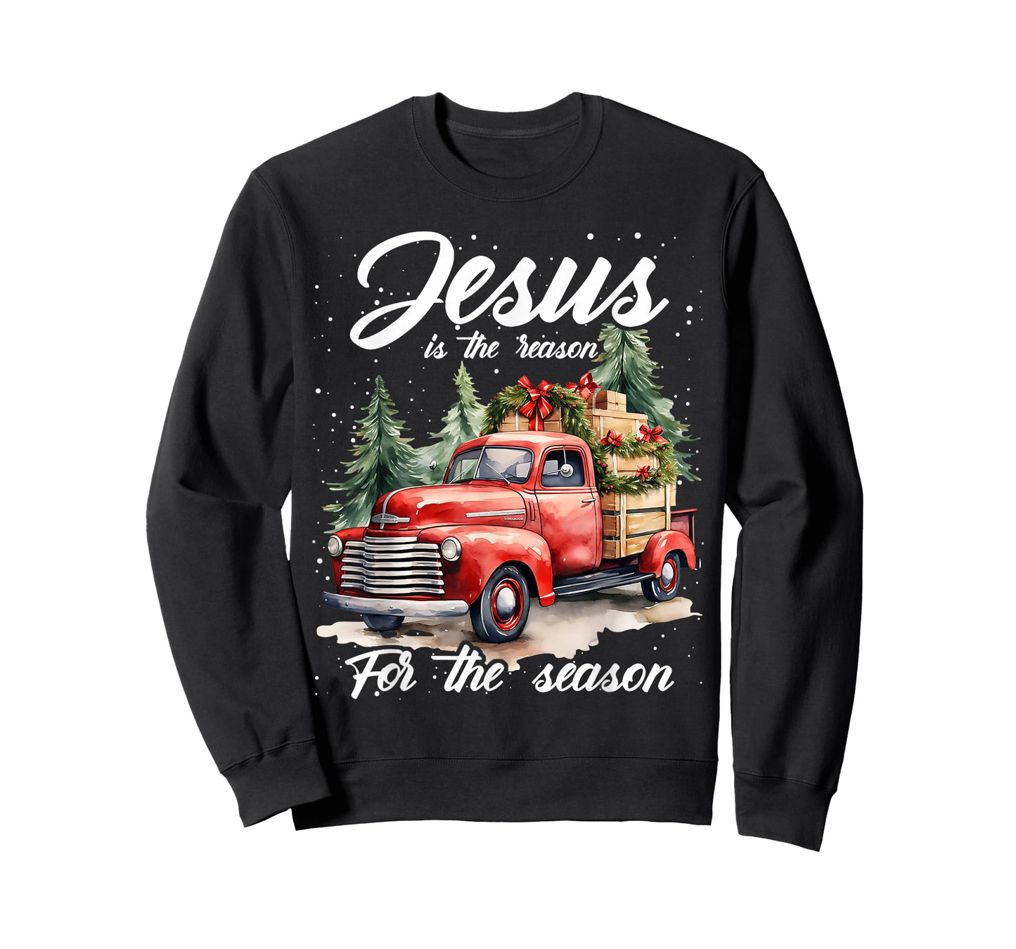 Jesus is The Reason for The Season Christian Christmas Xmas T-Shirt