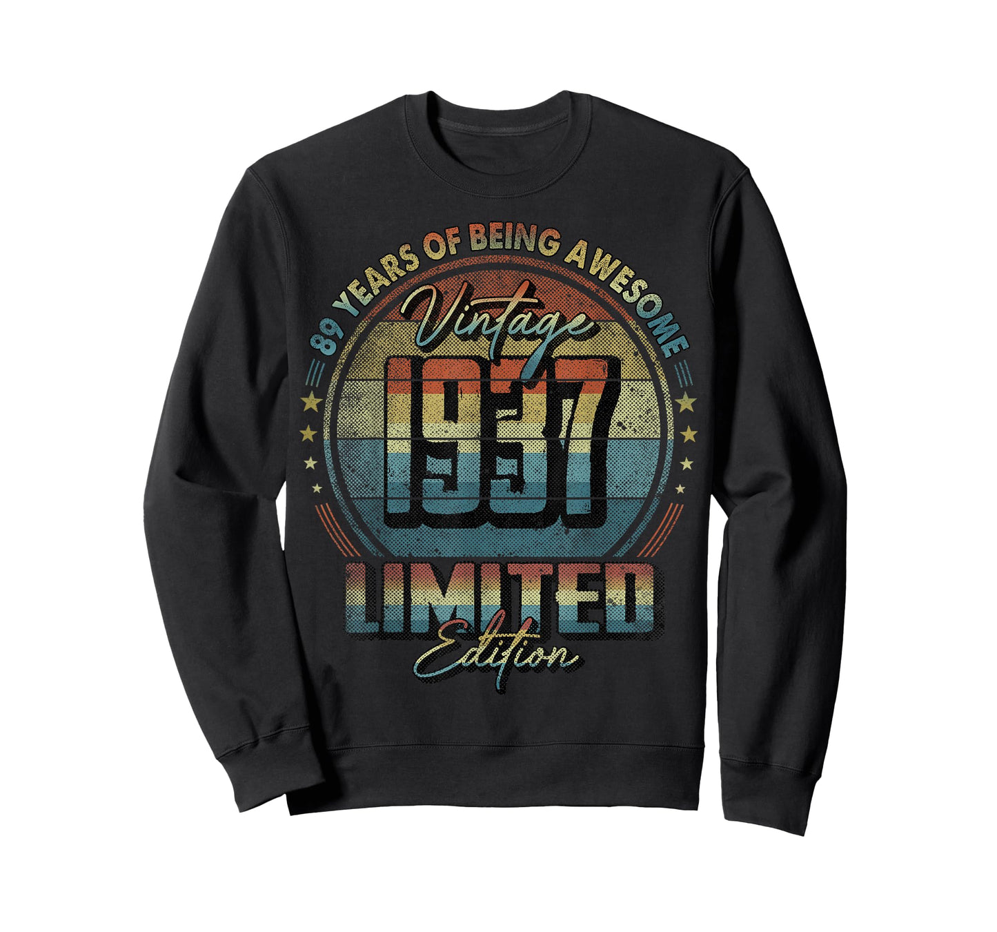 Vintage 1937 Limited Edition Shirt 89 Year Old 89th Birthday T-Shirt