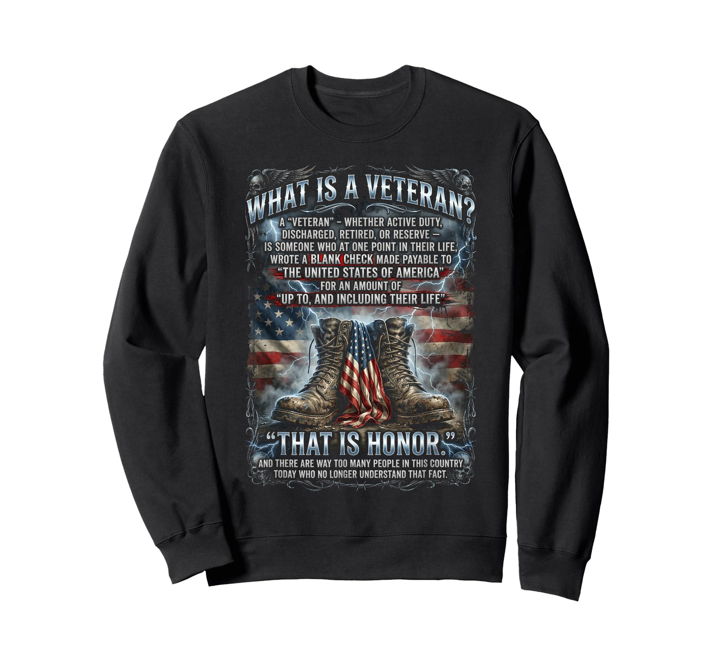 Blank Check Sacrifice Honor T-Shirt
