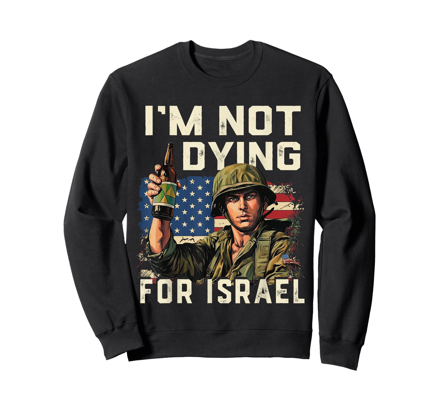 Im Not Dying for Israel Political USA Flag No Wars No Kings T-Shirt