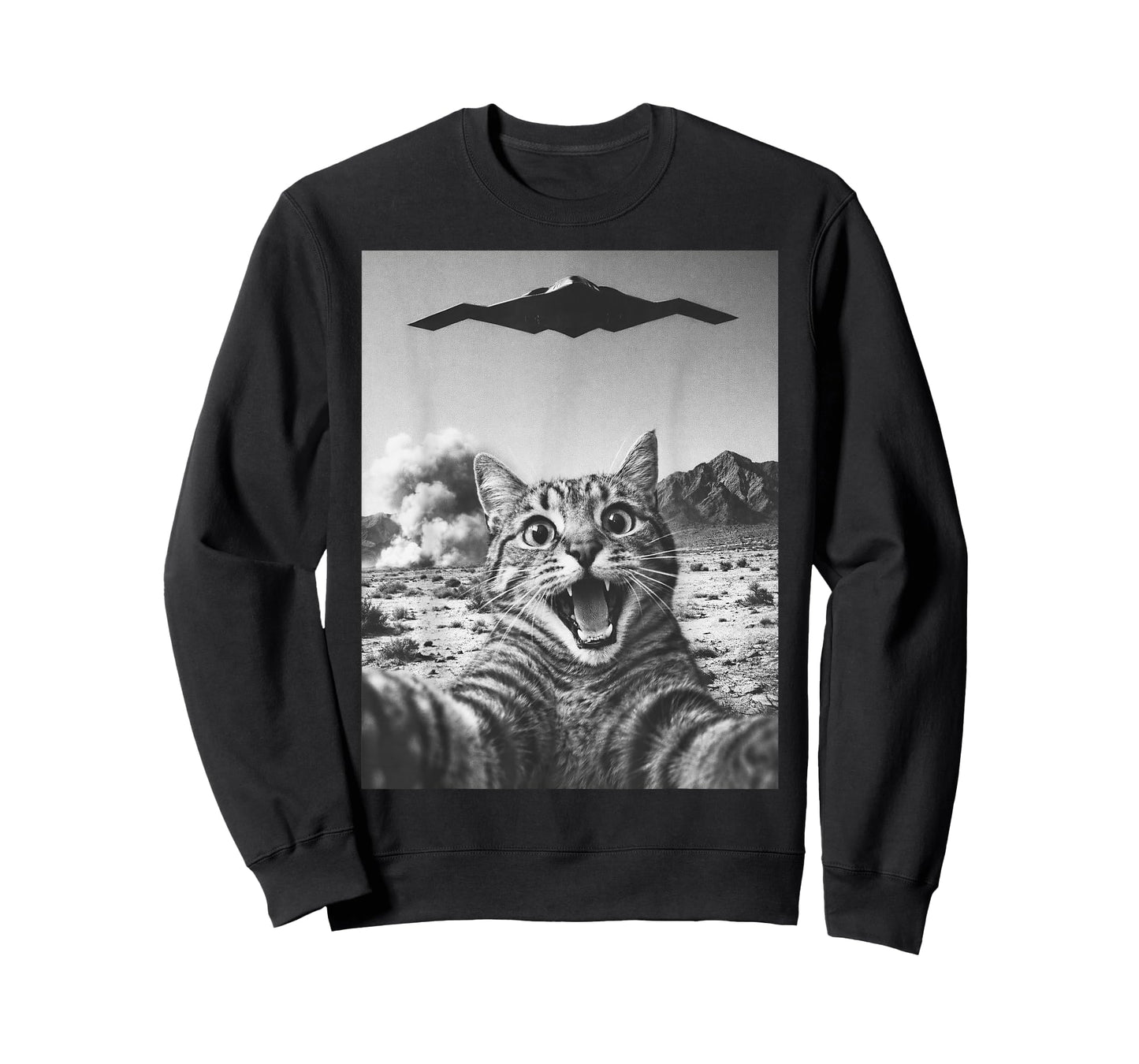 Cat Selfie Funny Operation Epic Fury Cat Meme T-Shirt